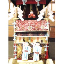 祇園祭 〜 総檜製 ミニチュア長刀鉾 極大（人形付） | 小刀屋忠兵衛 | 京ものさんぽ