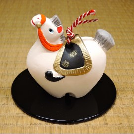 干支土鈴 開運 出世午 博嶺作 京陶人形 | 小刀屋忠兵衛 | 京ものさんぽ