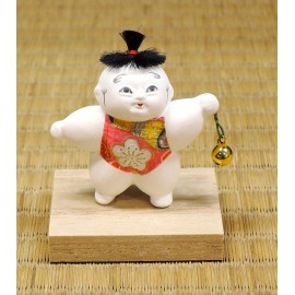 豆御所人形 福鈴持ち 耕園作 京陶人形 | 小刀屋忠兵衛 | 京ものさんぽ