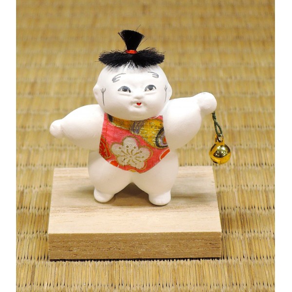 人形　置物その他まとめて 豆御所人形 福鈴持ち 耕園作 京陶人形 | 小刀屋忠兵衛 | 京ものさんぽ