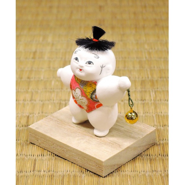 豆御所人形 福鈴持ち 耕園作 京陶人形 | 小刀屋忠兵衛 | 京ものさんぽ