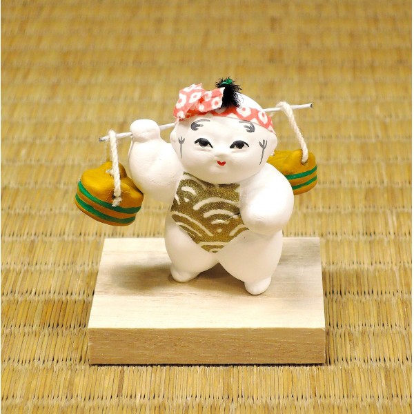 豆御所人形 魚屋さん 耕園作 京陶人形 | 小刀屋忠兵衛 | 京ものさんぽ