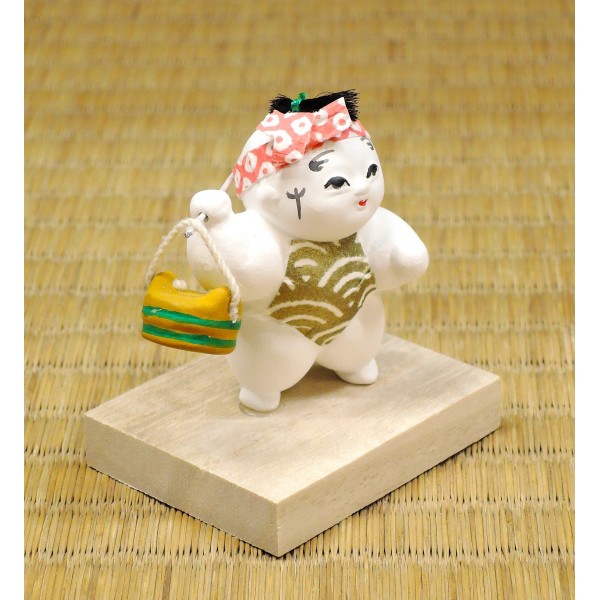 豆御所人形 魚屋さん 耕園作 京陶人形 | 小刀屋忠兵衛 | 京もの