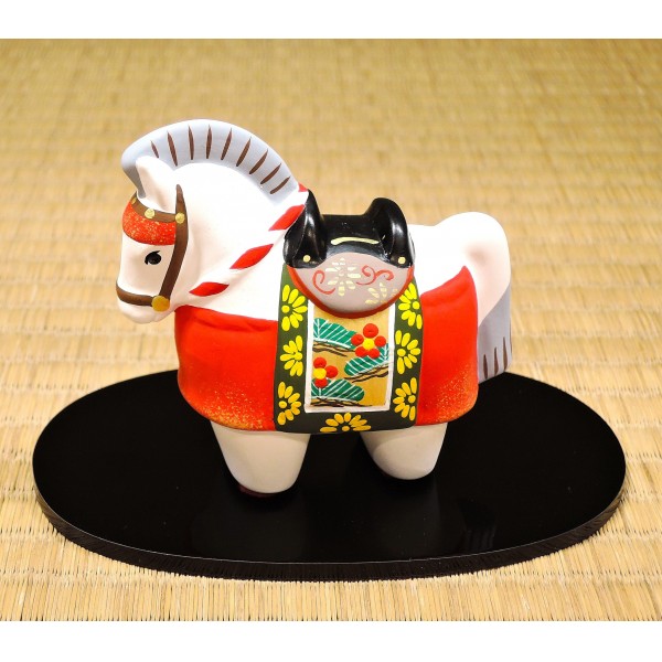 干支置物 招福 飾り馬 小 小田益作 京陶人形 | 小刀屋忠兵衛