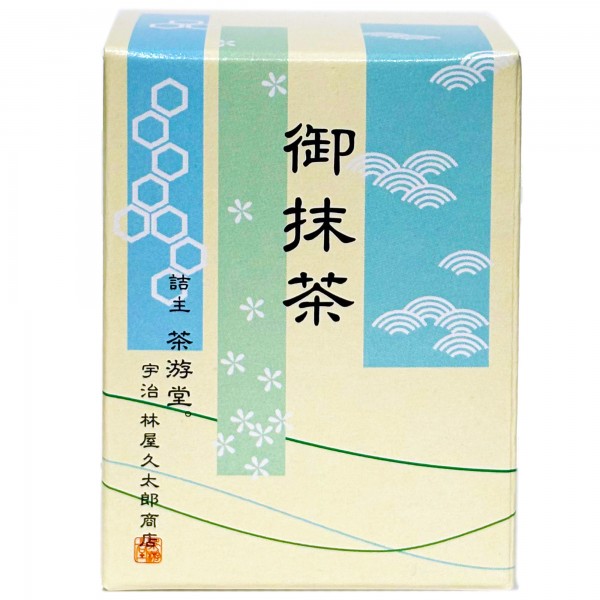 中国　大明嘉靖年製　茶葉末釉　高足杯　合わせ箱　C　6800 京銘茶・茶游堂】嘉游の昔 30g（濃茶、石臼挽き宇治抹茶、京都府産