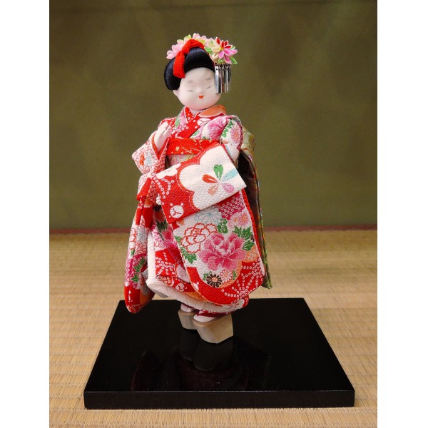 京人形 京舞妓 正絹 木製 手作り （頭 書き目）（京製） | 小刀屋