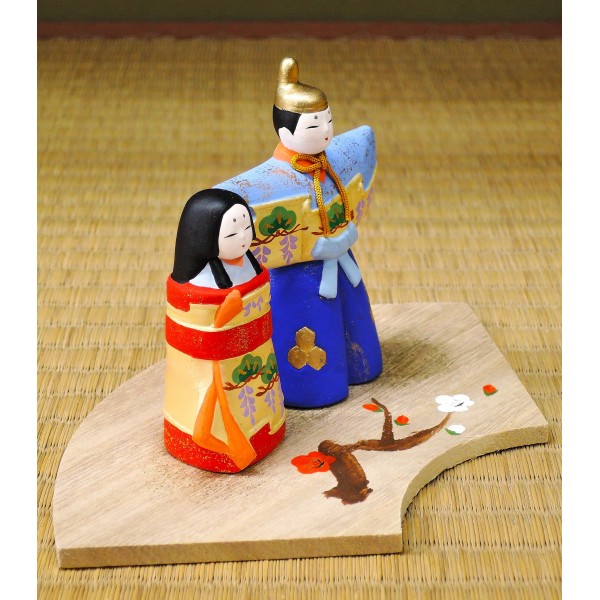 京陶人形 京の立ひいな 扇面台 | 小刀屋忠兵衛 | 京ものさんぽ