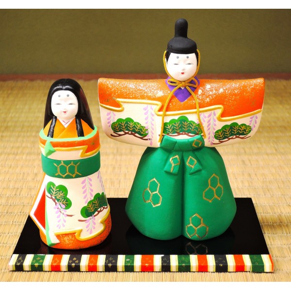 京陶人形 まどか雛 立雛 | 小刀屋忠兵衛 | 京ものさんぽ