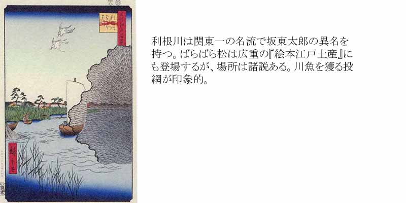 No.071 利根川ばらばらまつー江戸百景 歌川広重 The Hiroshige 100 Famous Views of Edoー | 芸艸堂 版元  | 京ものさんぽ